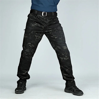 Outdoor Waterproof Tactical Cargo Pants Men Waterproof SWAT Breathable Casual Army Military Trousers Male Quick Dry Cargo Pants