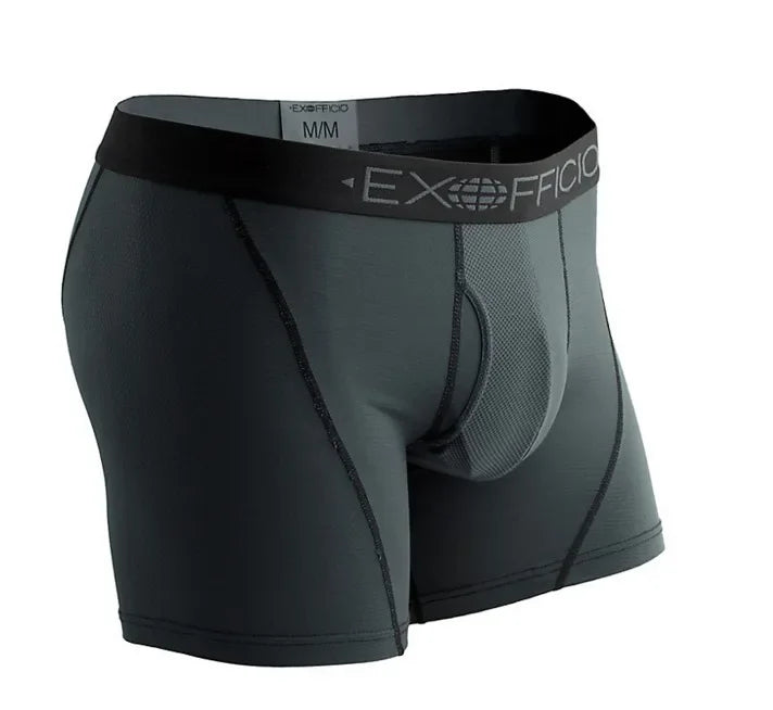 Exofficio Men Boxer Brief Underwear Sports Mesh 6" Men Boxer Briefs Boxer Shorts Sexy Homme Quick Dry Light Breathable USA Size
