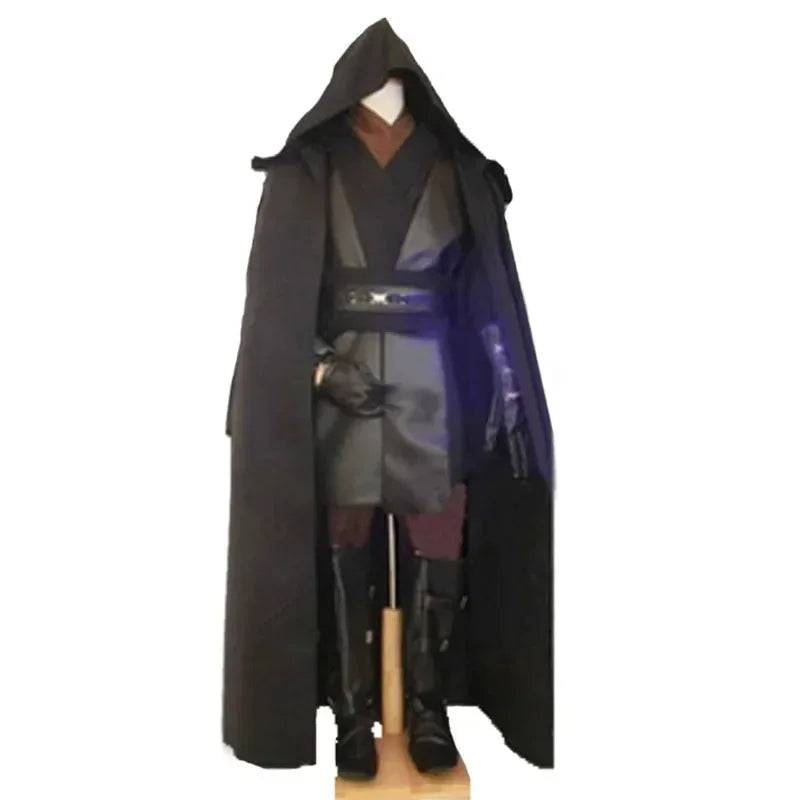 ♥ New 2025 Custom made adult Anakin Skywalker cosplay party costume with gloves ★ Bear House