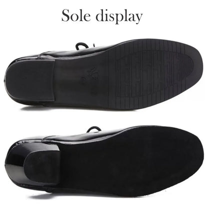 Men Latin Dance Shoes For Rumba Waltz Ballroom Party Salsa Tango Modern Dance Shoes Patent/Matte Leather Boy's Dance Sneaker