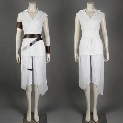 ♥2026 New Costume The Rise of Skywalker Rey Cosplay Uniform Set Adult