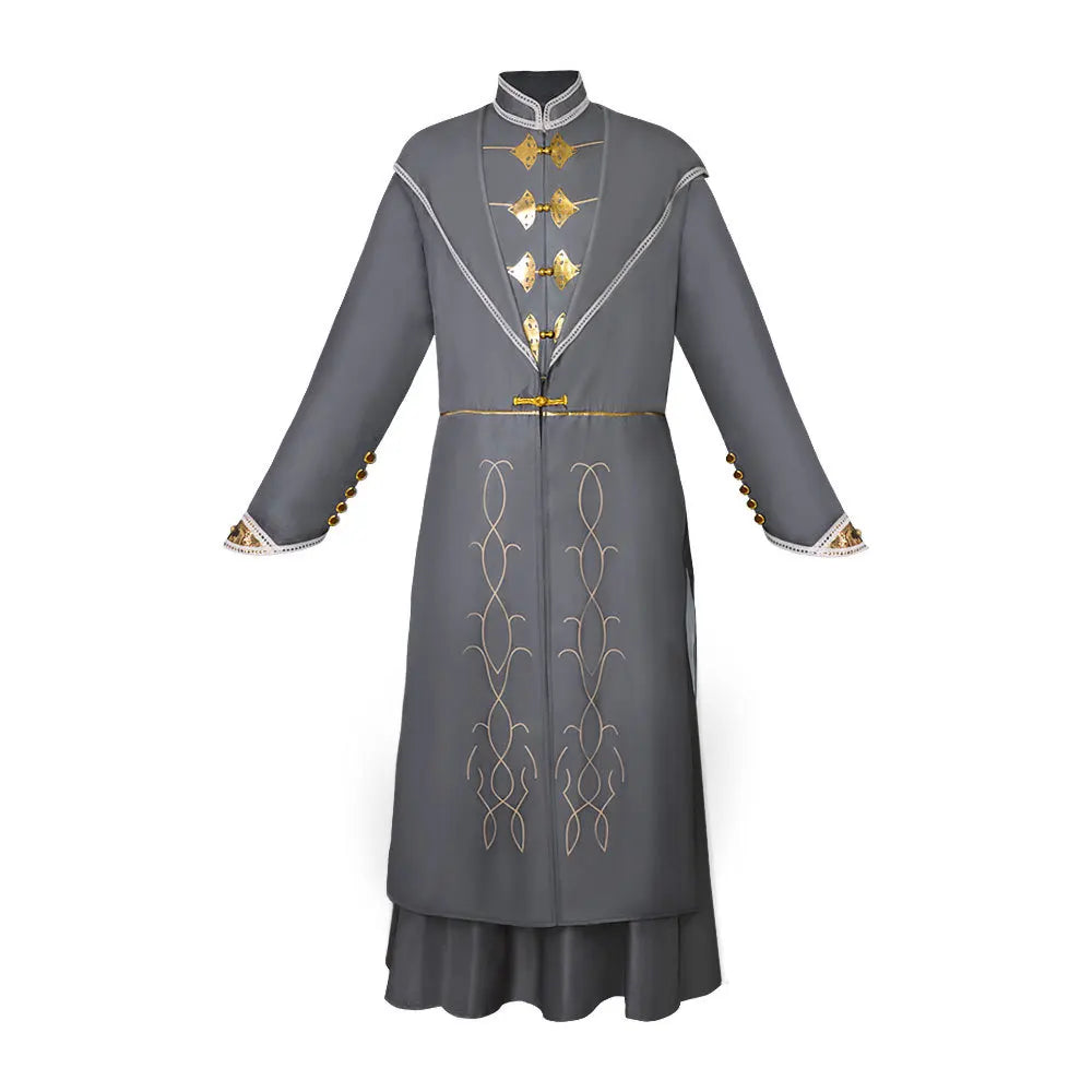 Vintage Magic Academy Elder Robe British Wise Mage Cloak Halloween Carnival Masquerade Stage Performance Cosplay Costume