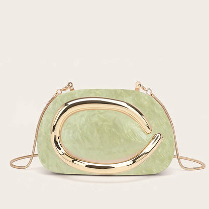 Fashion Women's Handbag Bride Metal Gold Women Luxury Evening Banquet Clutch Bag Shoulder Wedding Purse Party Crossbody Bag