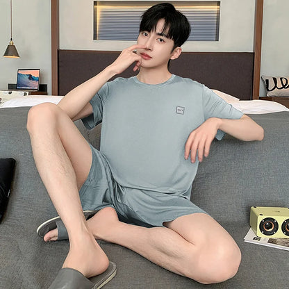 Summer New Men's Pajamas