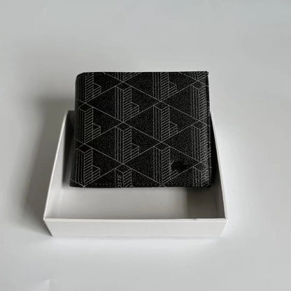 2026 New Fashion Printed Series Double Fold Wallet Premium Mini Wallet for Men and Women