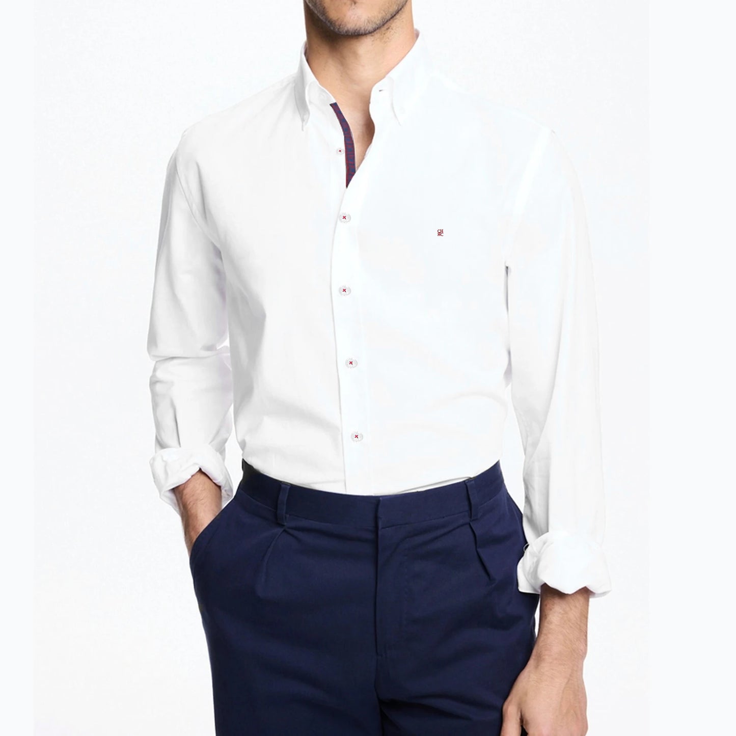 CHCH High Quality Men Shirt Long Sleeve Causal Formal Business Shirt Brand Man Dress Shirts