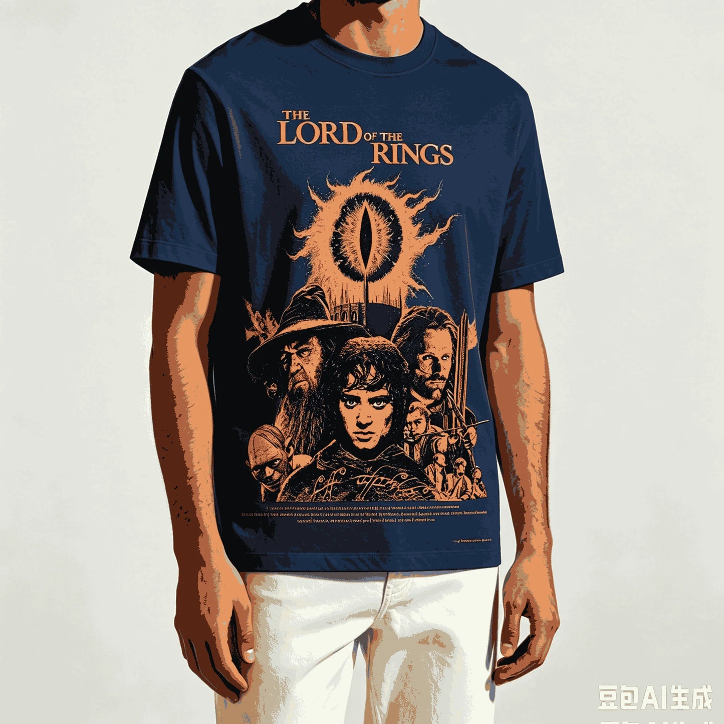 The Lord of the Rings for Fan Gift T-shirt Men Women Harajuku Oversized Unisex Short Sleeve Streetwear high quality Couples soft