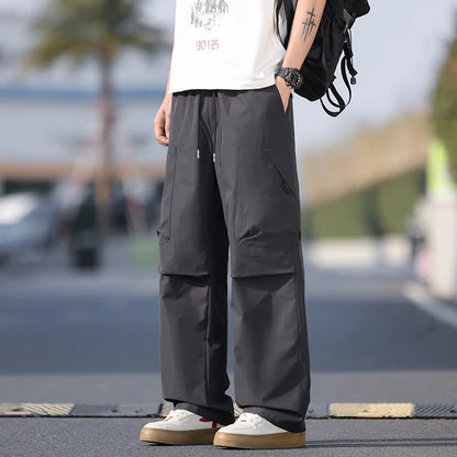 Summer Workwear Pants Man Cargo Pants Spring New Waterproof Tactical Hiking Outdoor Multi-Pockets Combat Joggers Trousers Male