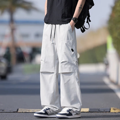 Summer Workwear Pants Man Cargo Pants Spring New Waterproof Tactical Hiking Outdoor Multi-Pockets Combat Joggers Trousers Male