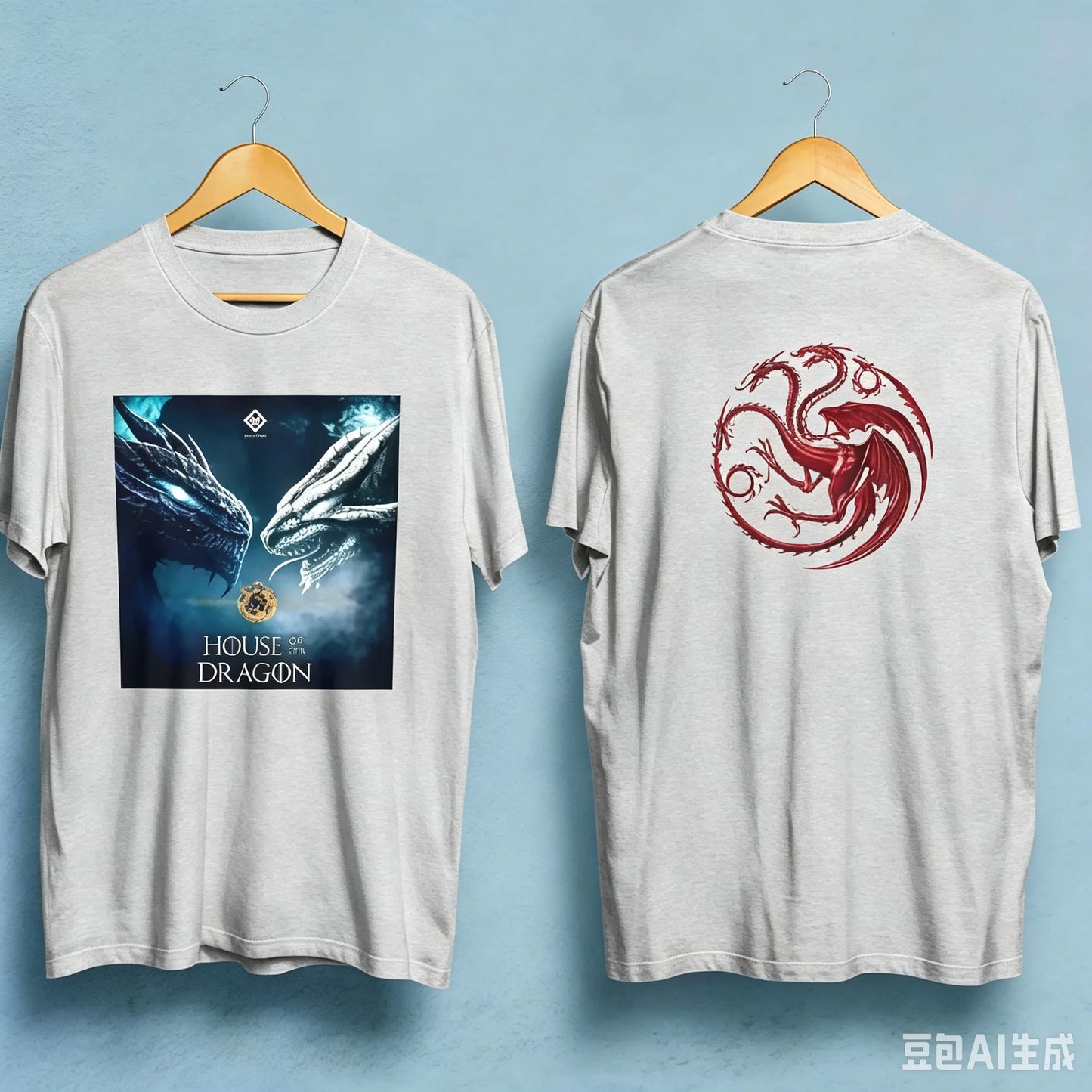 House of The Dragon New Movie 2026 Graphic Print T-shirt 2026 Summer Men Women 100_Cotton Oversized T-shirt Street Wear Y2K