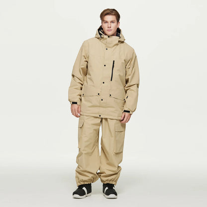 NEW Men Women Snow Clothes Snowboarding Suit Winter Windproof Waterproof Warm Ski Suit Set for Couple Skiing Jacket Pants Set