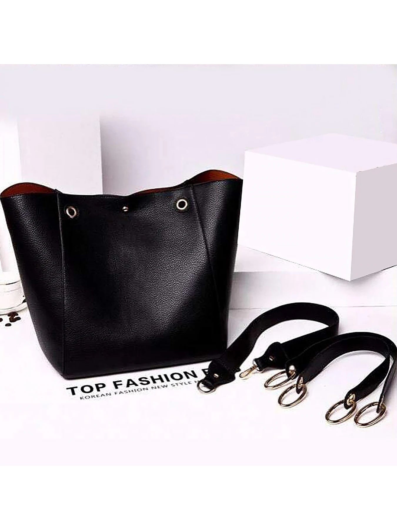 Women Large Tote Bag PU Leather Waterproof Handbags Shoulder Bag Women's