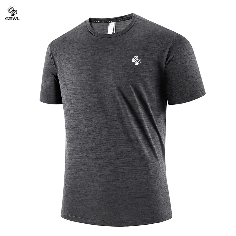 SBWL 2025 new summer high-quality outdoor sports and indoor fitness quick-drying T-shirt, fashion and casual short-sleeved Tops