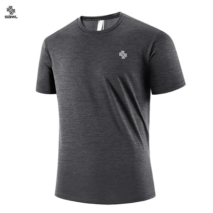 SBWL 2025 new summer high-quality outdoor sports and indoor fitness quick-drying T-shirt, fashion and casual short-sleeved Tops