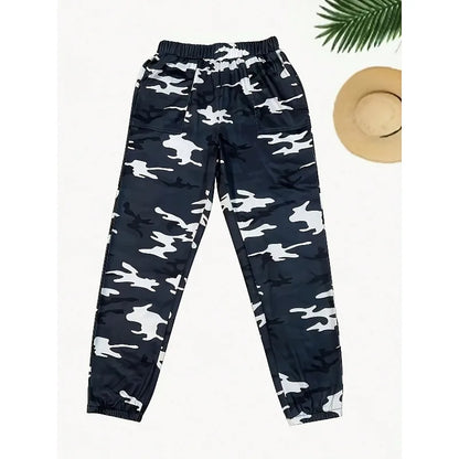 Plus Size 1XL-5XL Summer New Women's Ladies Camo Cargo Trousers Pants Casual Pants