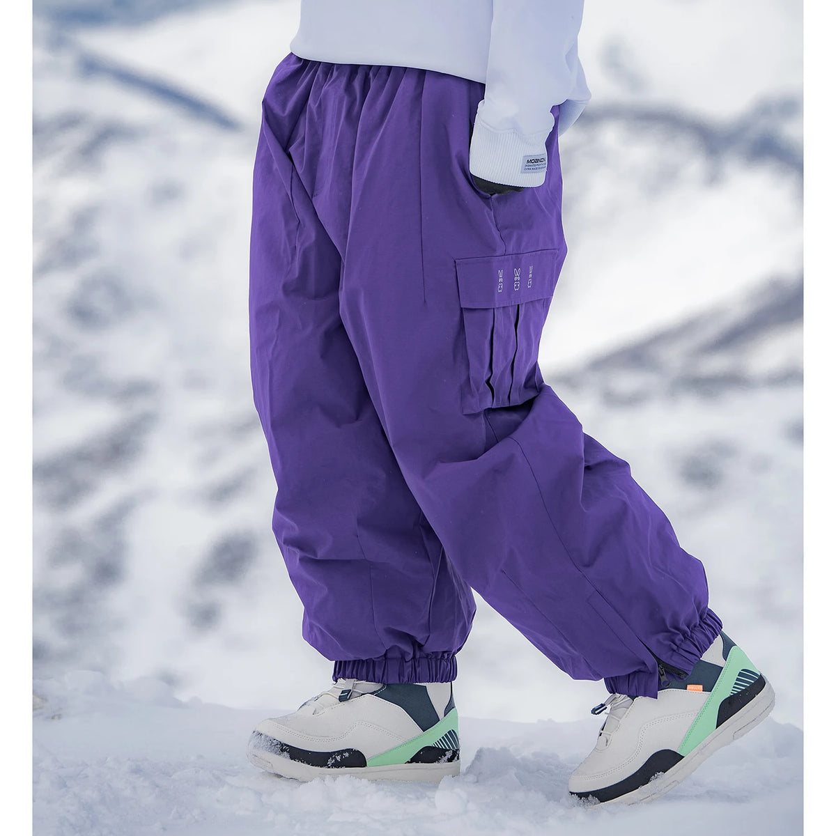 Oversize Winter 3L Ski Pants 20K Waterproof Snowboard Pants Breathable Thermal Outdoor Sports Keep Warm Ski Trousers Women Men