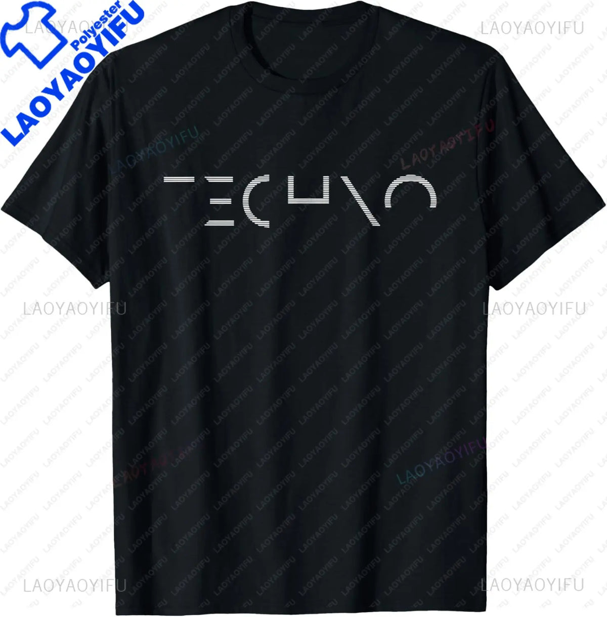 Techno Music Minimalist Design for DJ Rave Party, Festival T-Shirt Kawayi Funny Shirt Unisex Summer Streetwear Tops Camisas