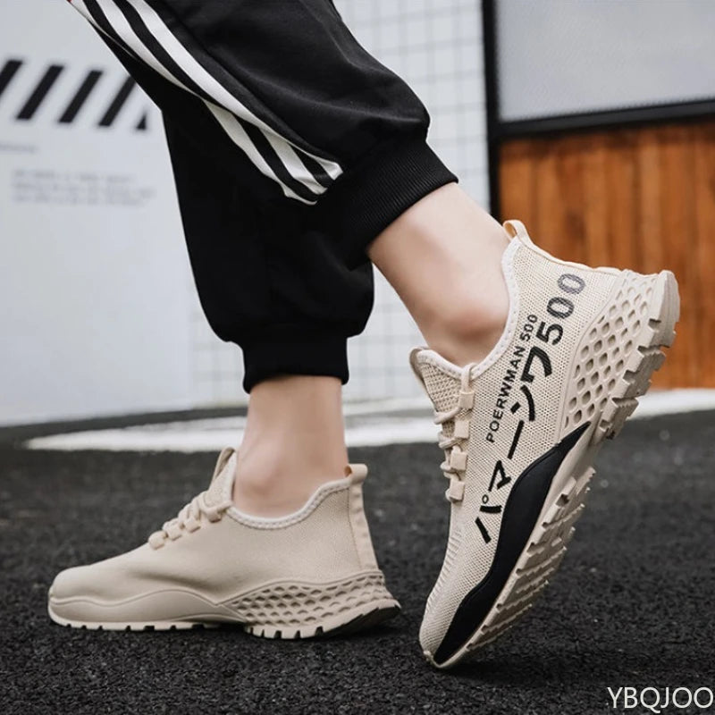Large Size Spring and Autumn Fashion New Thick Sole Height Increasing Casual Men's Shoes Niche Trend Flat Sports Men's Shoes