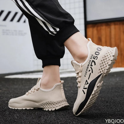 Large Size Spring and Autumn Fashion New Thick Sole Height Increasing Casual Men's Shoes Niche Trend Flat Sports Men's Shoes