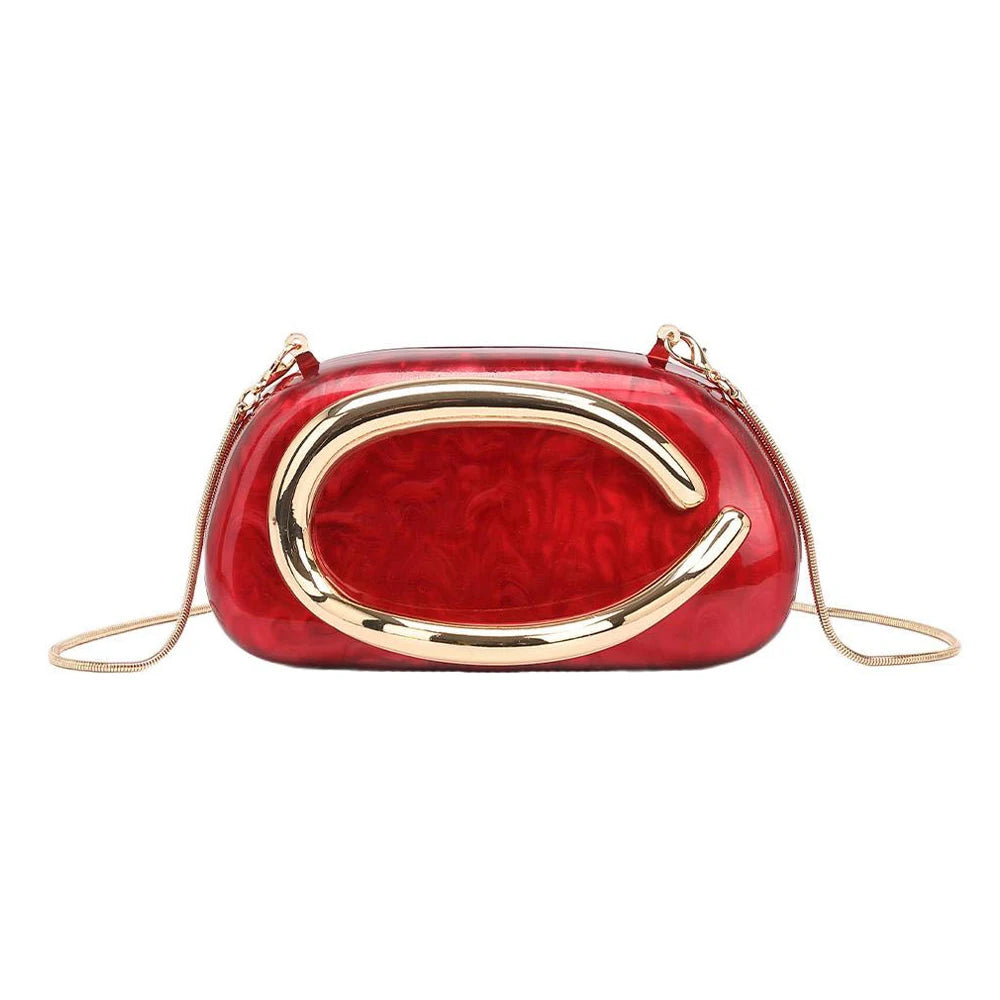 Fashion Women's Handbag Bride Metal Gold Women Luxury Evening Banquet Clutch Bag Shoulder Wedding Purse Party Crossbody Bag