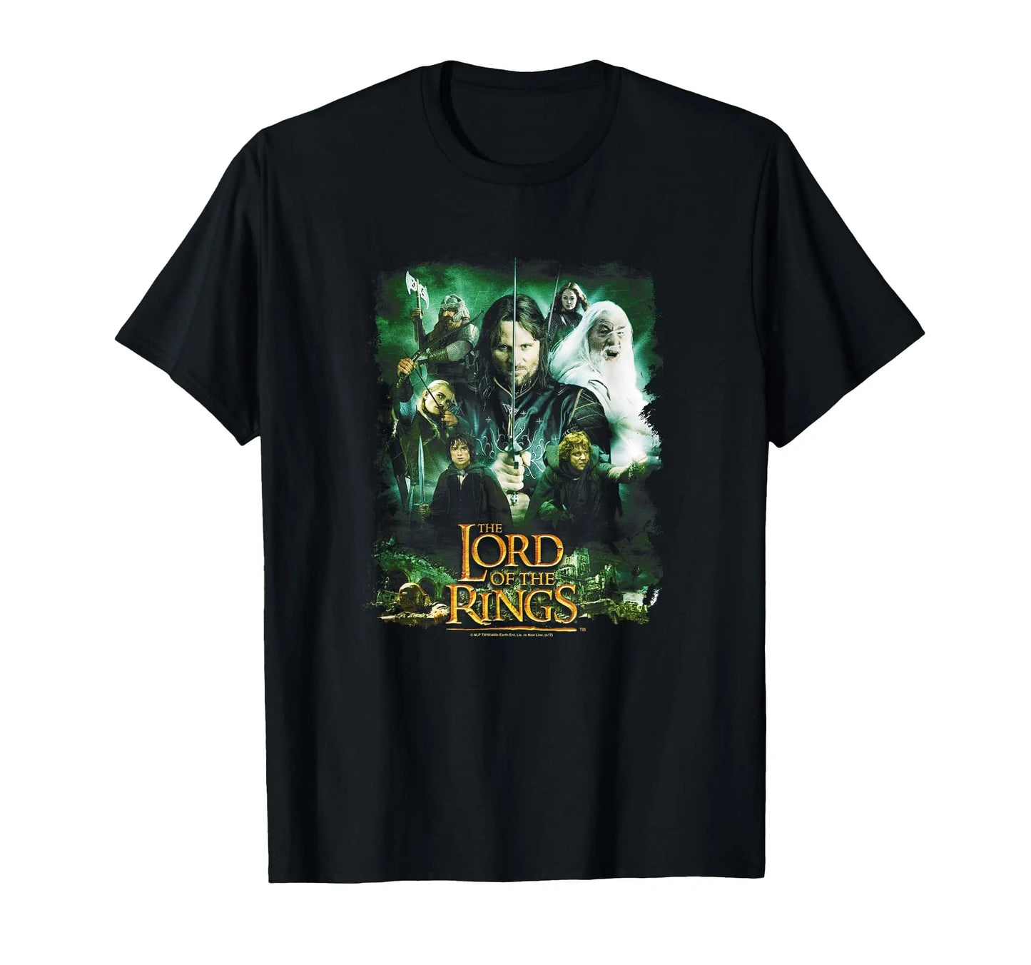 Interesting Lord of the Rings Group T-shirt