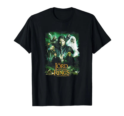 Interesting Lord of the Rings Group T-shirt