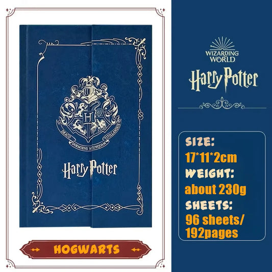 Genuine Harry Potter Hardcover Notebook Hogwarts Four Houses Journal Diary for Students School Office Supplies Fans Gifts