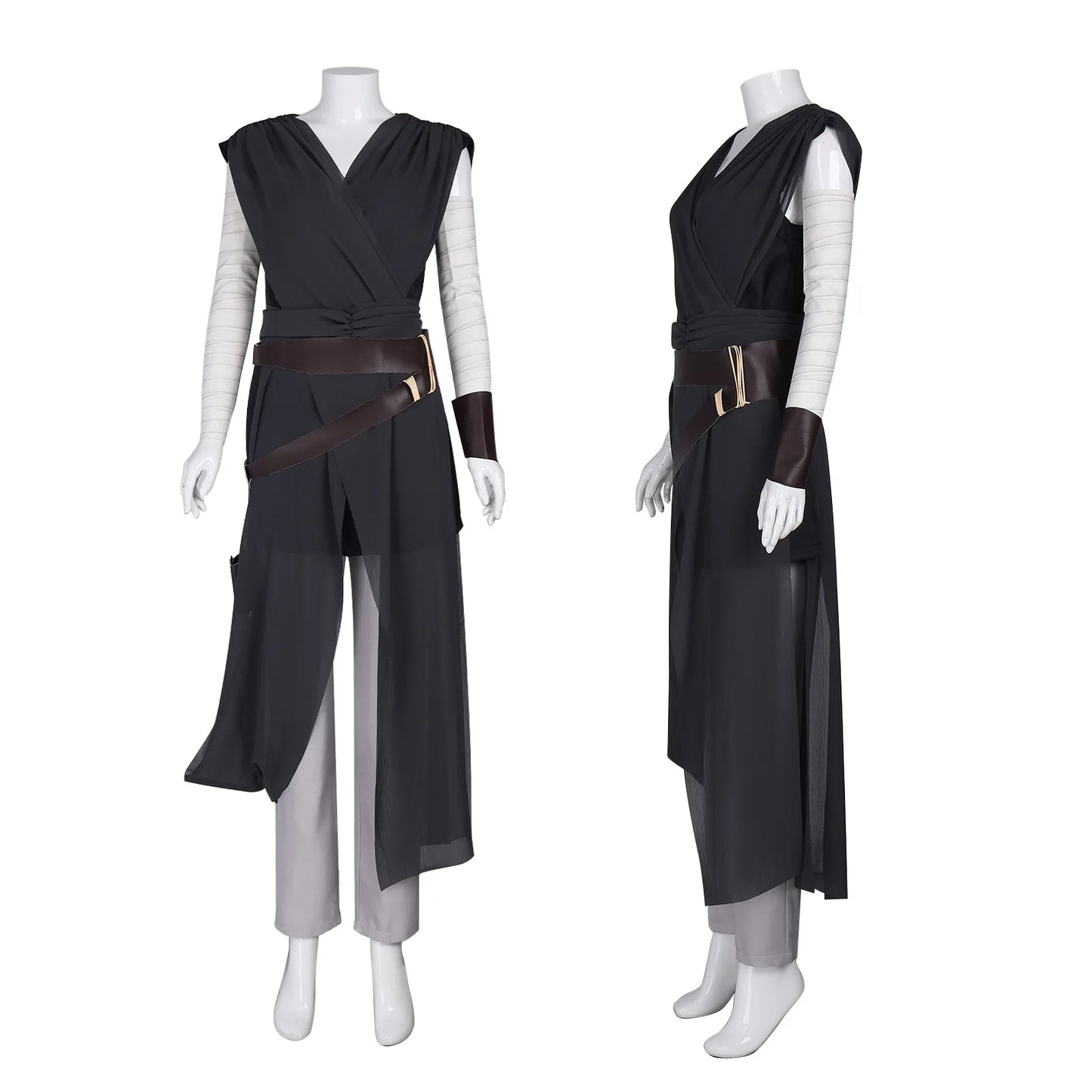 Rey Cosplay Costume Halloween Party Outfit Science Fiction Role Play Dress Up Suit