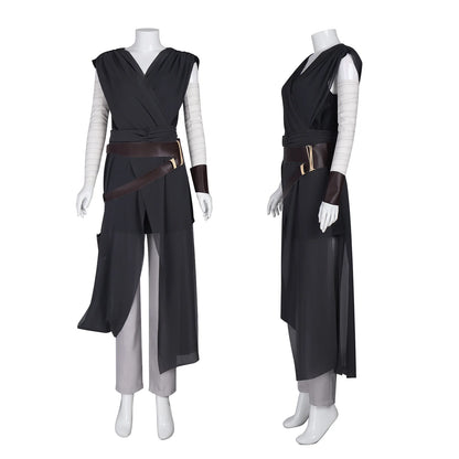 Rey Cosplay Costume Halloween Party Outfit Science Fiction Role Play Dress Up Suit