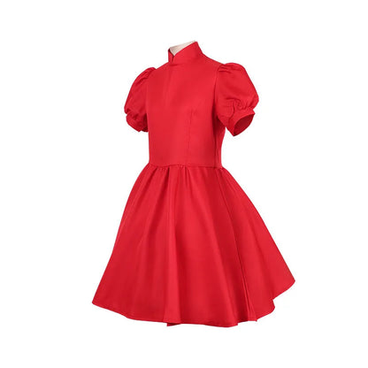 Anime Ponyo Easter Red Dress Cosplay Protagonist Disguise Halloween Carnival Stage Performance Gift