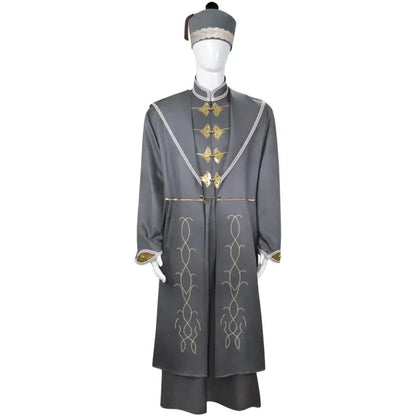 New Magic School Professor Dumbledore Cosplay Costume Adult Unisex Cloak Hat Suit Carnival Costumes Outfit