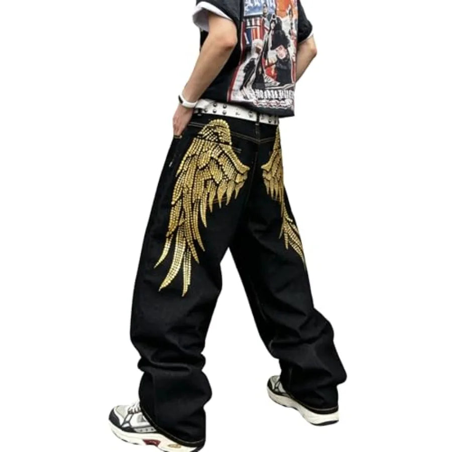 Jeans for Men Baggy Jean Loose Fit Denim Trousers Skater Jeans Y2k Clothing