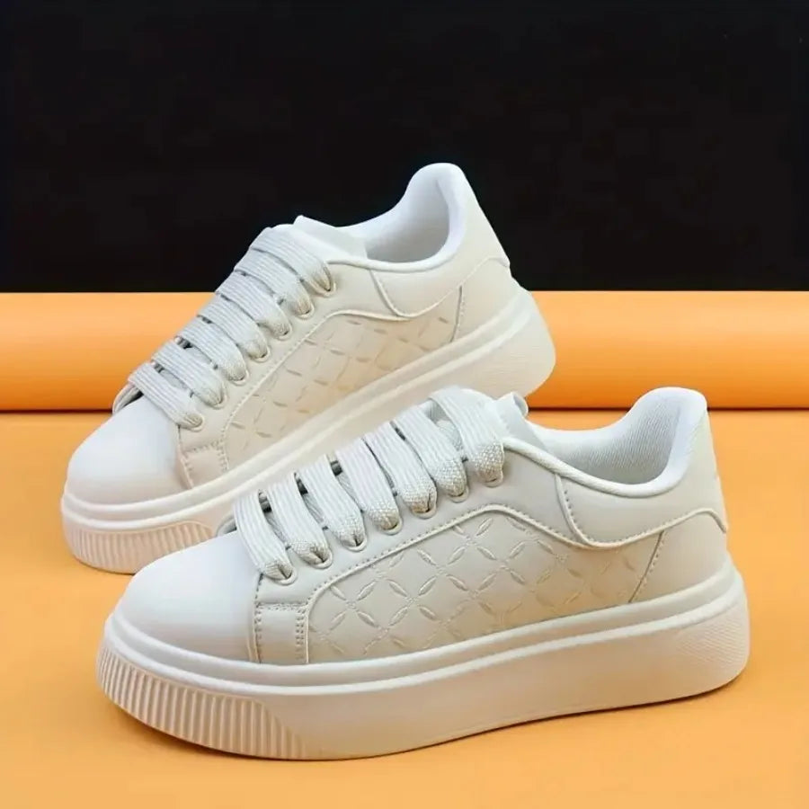 [Men's White Sneakers] Sneakers Men's Shoes White Shoes 2025 Spring and Autumn New White Shoes Fashionable Casual Shoes Versati