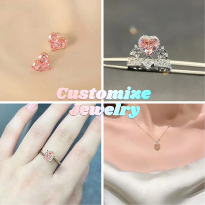 With IGI certificates Pink lab grown diamonds CVD HPHT Fancy Color Lab Created Diamond Wholesale