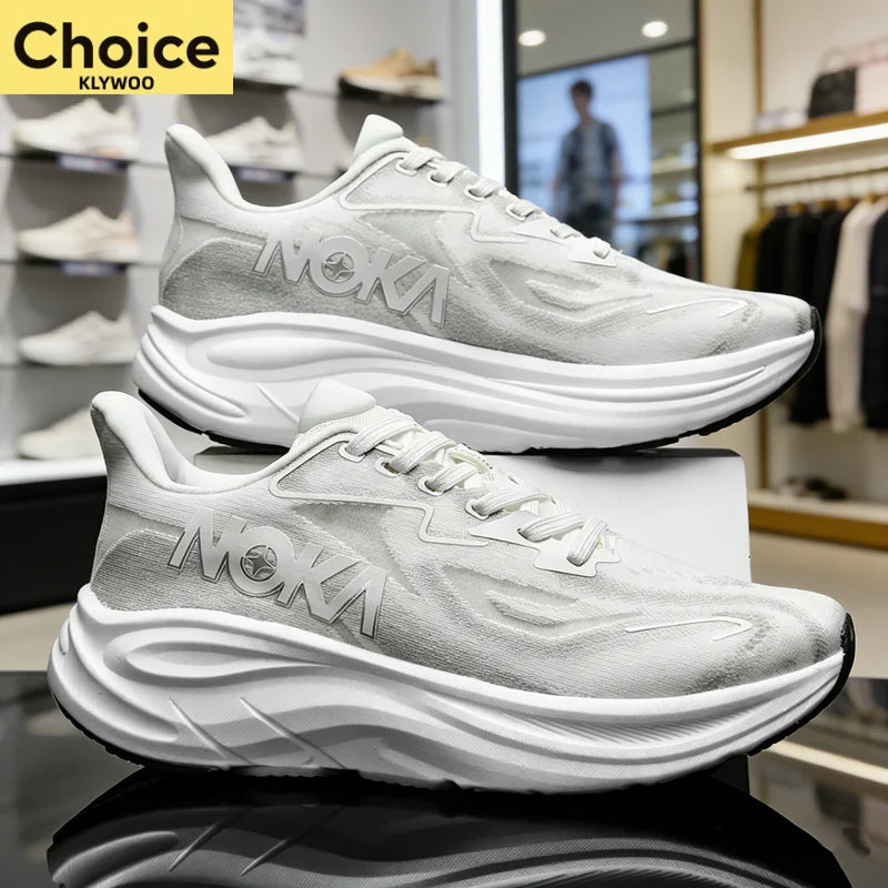 Running Shoes Carbon Board Speciality Marathon Men Sports Breathable Lightweight Women's Comfortable Athletic Nonskid Sneakers