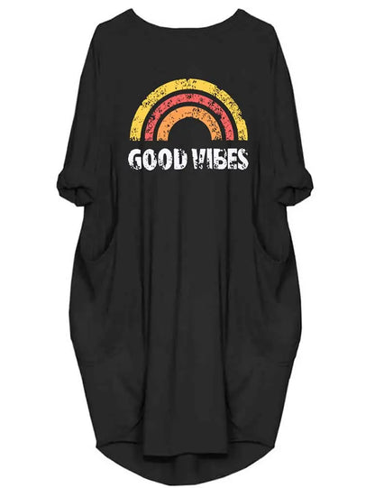 Plus Size Women Short Sleeve O-Neck Loose Casual Dresses  High Street Unisex style Double Pockets Oversize Loose Outerwear Top