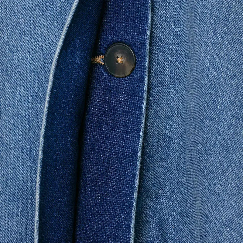 NZLGMSJ 2026 Spring New Women's Street Fashion Denim Jackets Long Sleeves High Neck New Casual Denim Jacket Coats ﻿