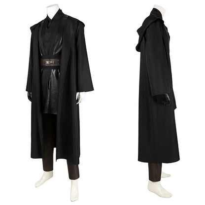 Anakin Cosplay Jedi Costume Disfraz Skywalker Vader Darth Jedi Top Pants Cloak Belt