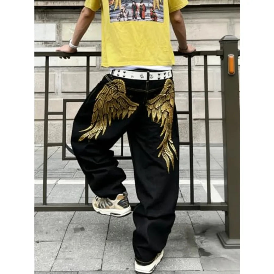 Jeans for Men Baggy Jean Loose Fit Denim Trousers Skater Jeans Y2k Clothing