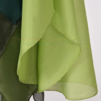 Medieval elf Disguise Role Play Easter Green Dress for Female Fairy Halloween Party Renaissance Carnival Fantasy Stage Performance Costume