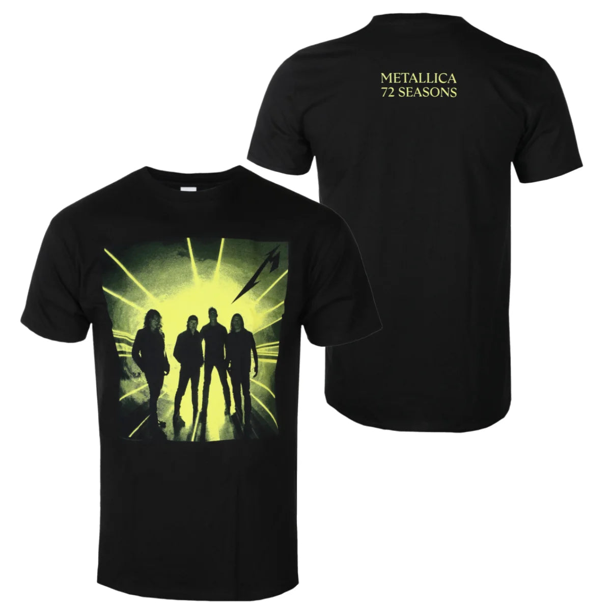 METALLICA - CHARRED 72 Inspired Print Tee Breathable Cotton T-Shirt