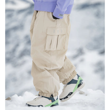 Oversize Winter 3L Ski Pants 20K Waterproof Snowboard Pants Breathable Thermal Outdoor Sports Keep Warm Ski Trousers Women Men