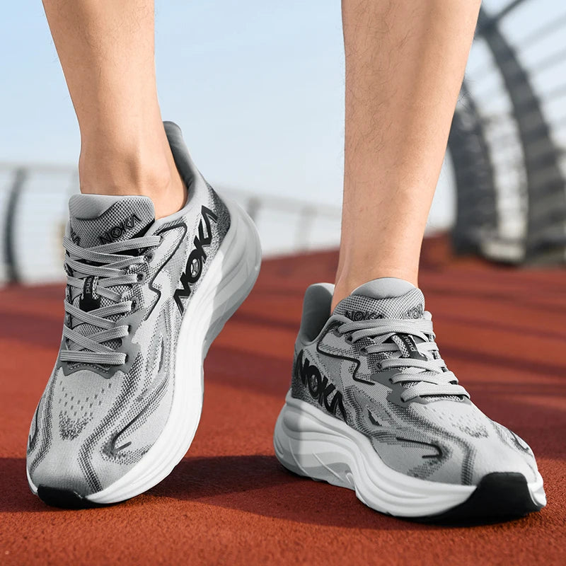 Running Shoes Carbon Board Speciality Marathon Men Sports Breathable Lightweight Women's Comfortable Athletic Nonskid Sneakers