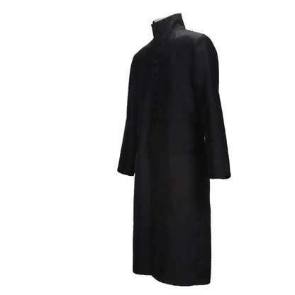 Professor Snape Cosplay Costume Men Jacket Coat Tunic Robe Cloak Cape Halloween Outfit