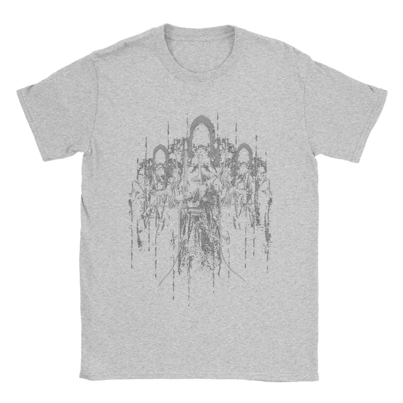 Men T-Shirt Mordor L-Lords Of The R-Rings Fun Pure Cotton Tee Shirt Short Sleeve T Shirt Crewneck Tops Gift