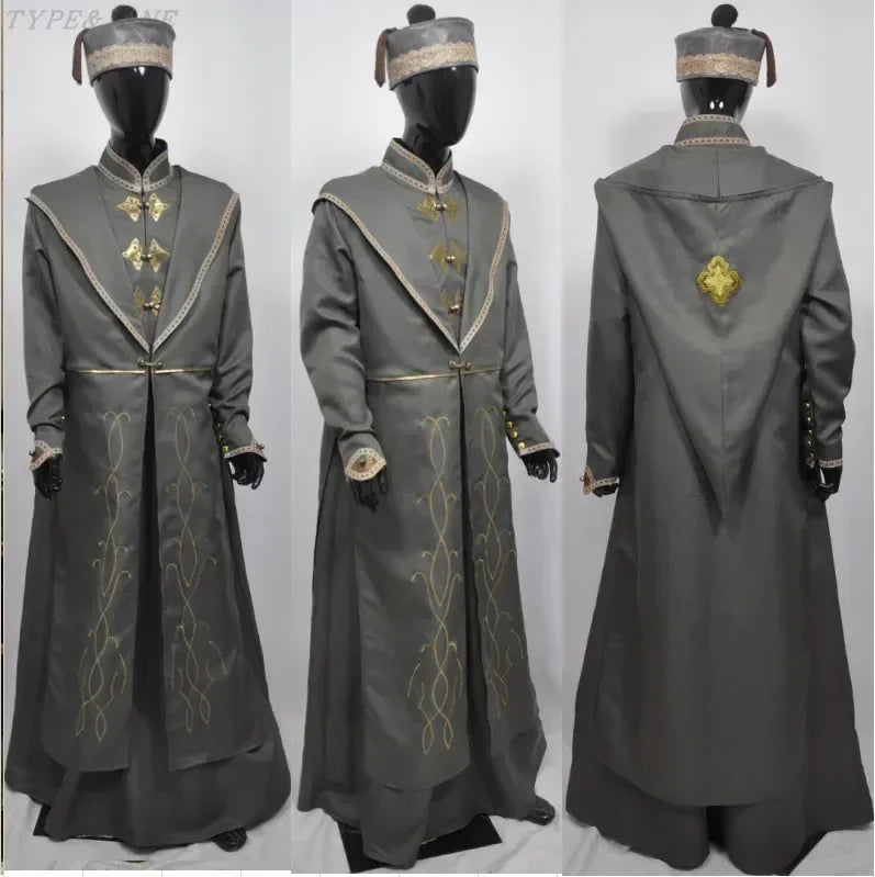 New 2025 A High quality Halloween Costume Potter Costume Dumbledore Cos Albus Anime Principal Wizardry Costume i1k5u