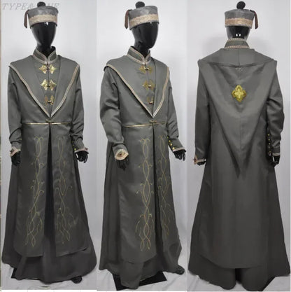 New 2025 A High quality Halloween Costume Potter Costume Dumbledore Cos Albus Anime Principal Wizardry Costume i1k5u