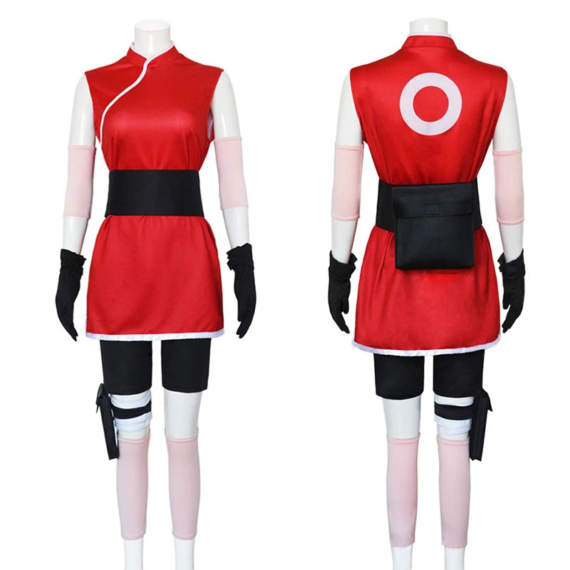 Anime Chuno Sakura cosplay dress neutral ninja cartoon