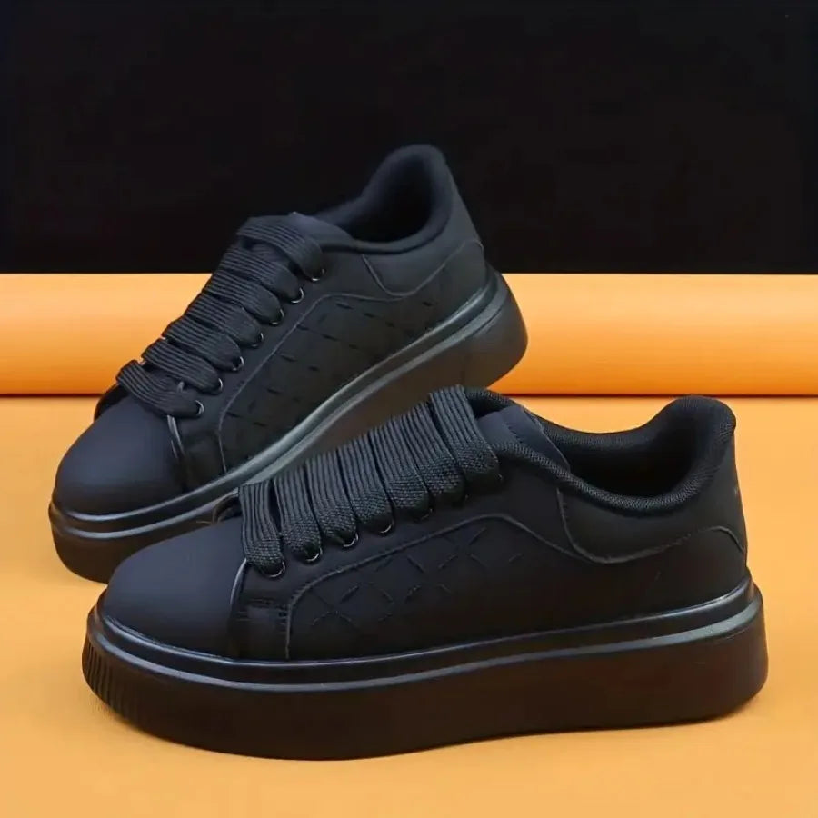 [Men's White Sneakers] Sneakers Men's Shoes White Shoes 2025 Spring and Autumn New White Shoes Fashionable Casual Shoes Versati
