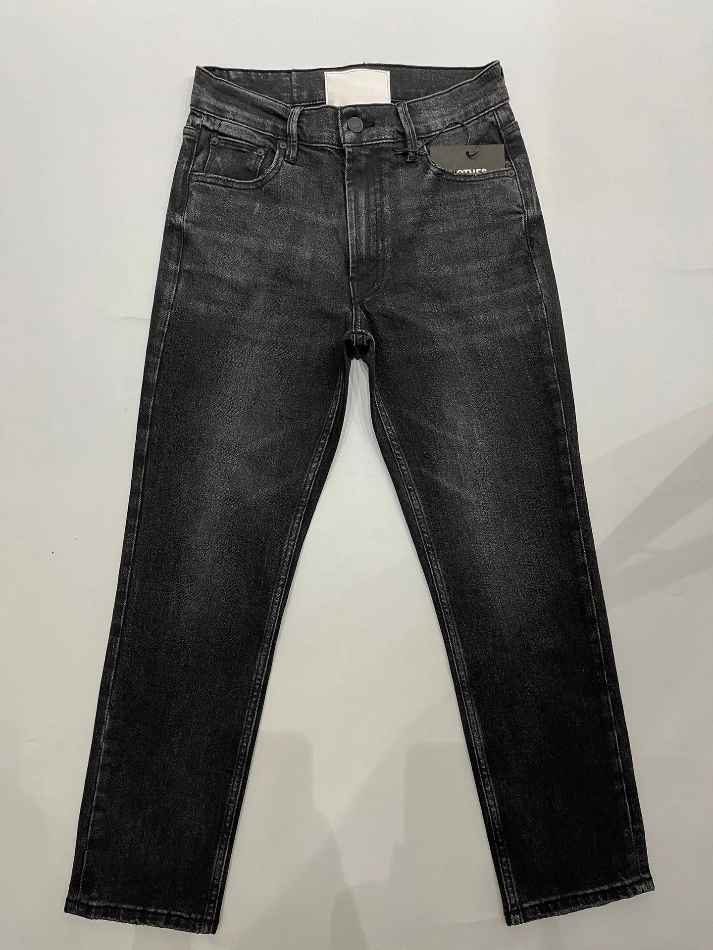 Women classic stretch straight jeans fashion casual denim pants